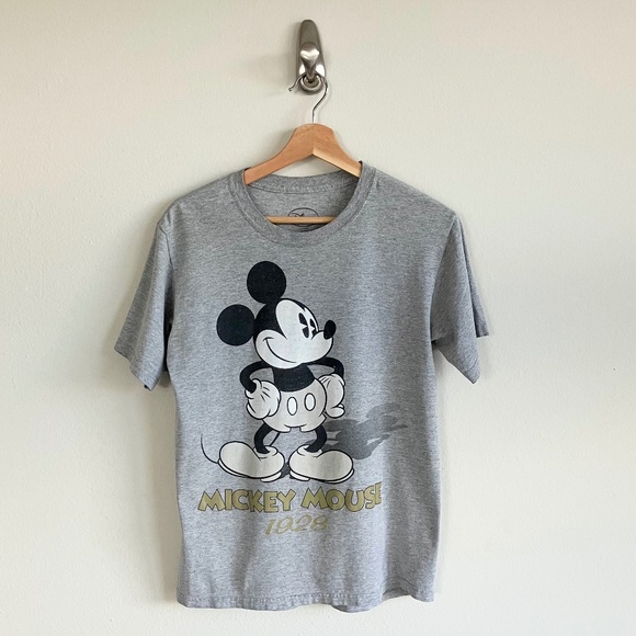 Disney Other - Kids Disney Mickey Mouse 1928 Evolution Grey Tee Size XL